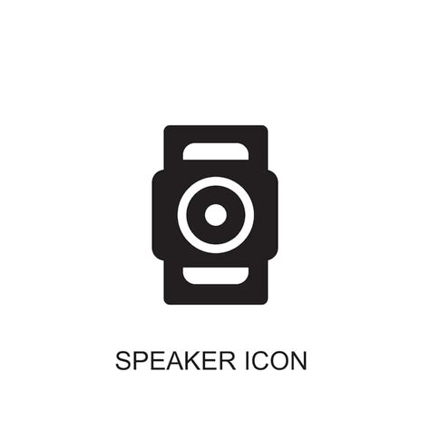 Icono De Icono De Vector De Altavoz Vector Premium