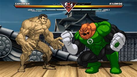 Sandman Vs Kilowog High Level Insane Fight Youtube