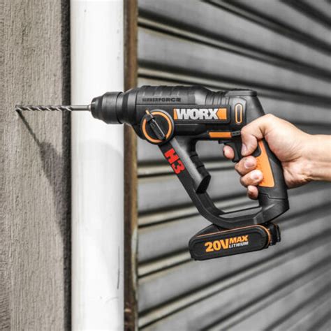 Worx Wx Akku Bohrhammer V Max Sds Plus Kabellos Pneumatisch