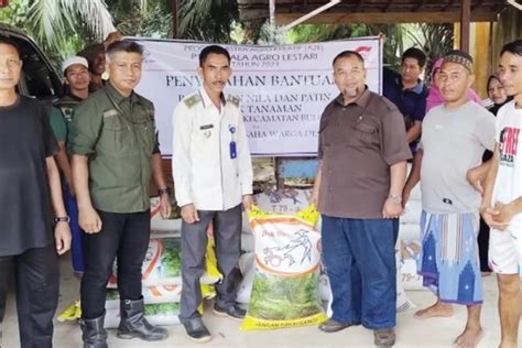 Pt Nal Dukung Program Ketahanan Pangan Desa Bunut Kalteng Pos