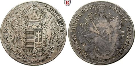 Holy Roman Empire Madonnentaler 1780 Maria Theresia 1740 1780 Good