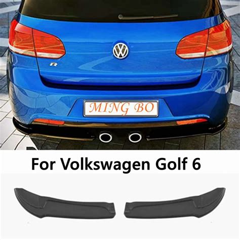 For Volkswagen Golf R High Quality Abs Car Rear Bumper Diffuser