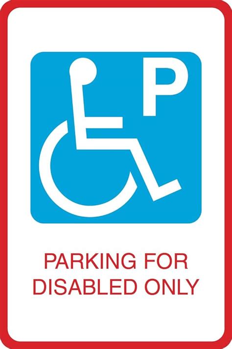 Handicap Parking Sign Printable Free Printable Templates