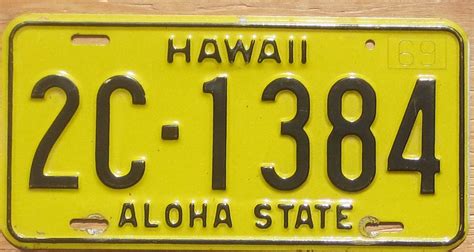 Hawaii | Product categories | Automobile License Plate Store ...