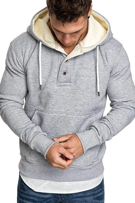 Mens Hoodies Solid Fleece Fashion Streetwear Cotton Hoodies Hoodies Men Mens Sweatshirts