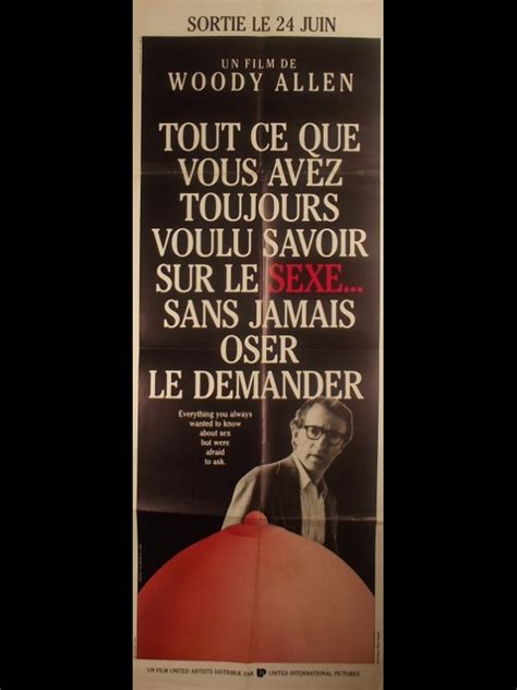 Affiche Du Film Tout Ce Que Vous Avez Toujours Voulu Savoir Sur Le Sexe Sans Jamais Oser Le