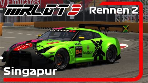 Mrl Gt Series Saison Assetto Corsa Singapur Rennen