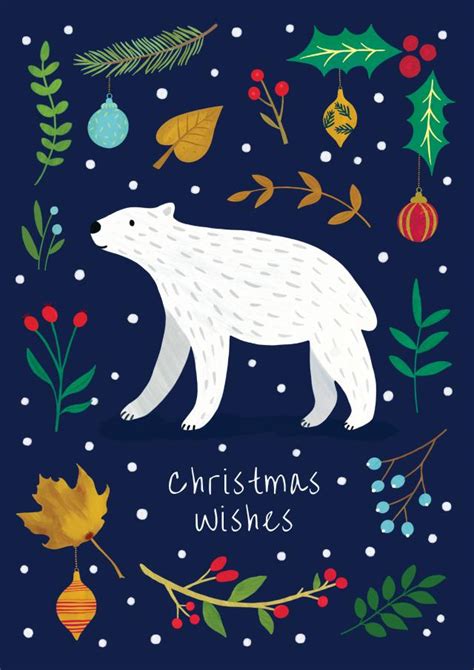 Polar Bear Christmas Wishes Thortful