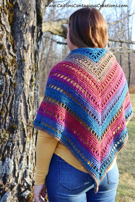 Beginner Triangle Shawl Crochet Pattern Easy Simple Triangle Scarf Wrap