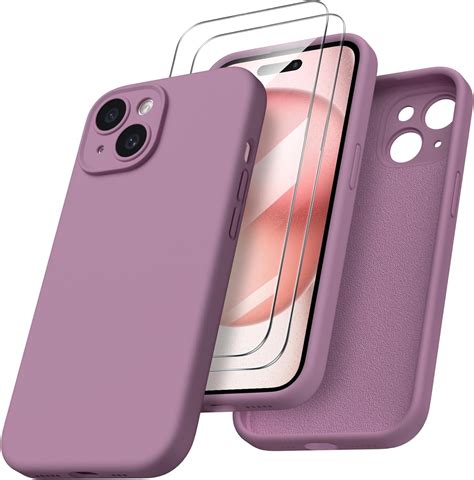 Ornarto Cover Per Iphone Silicone Pollici Con Pellicola Vetro