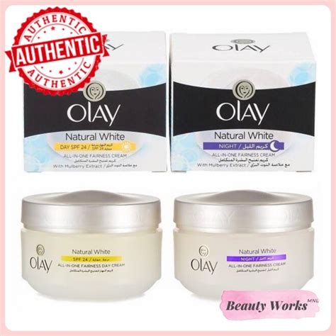 ORIGINAL OLAY Natural White All In One Fairness Day Night Cream 50g