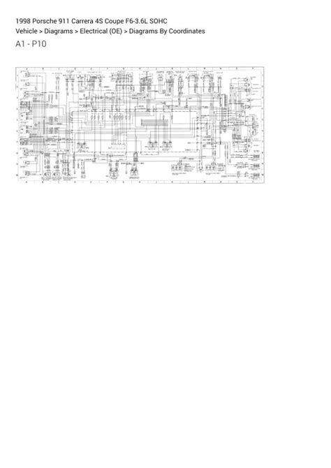 Porsche 911 Carrera 4s Coupe 1998 Wiring Diagrams F6 3 6l Sohc