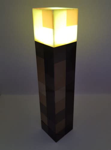 Minecraft Light Up 11 Wall Torch Night Light 2012 Think Geek EBay