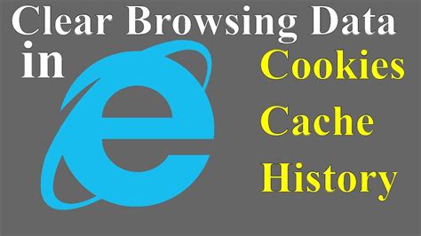 How To Clear Cookies Cache Delete Browsing Search History In Windows