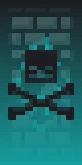 Wither Skeleton Type Minecraft Banner