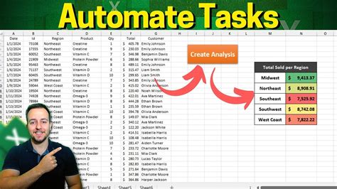 How To Automate Tasks With Macro In Excel Practical Example Save Time Tool Excel Youtube