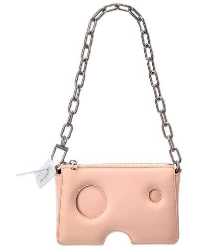 Off White Leather Shoulder Bags For Women Up To 53 Off Lyst