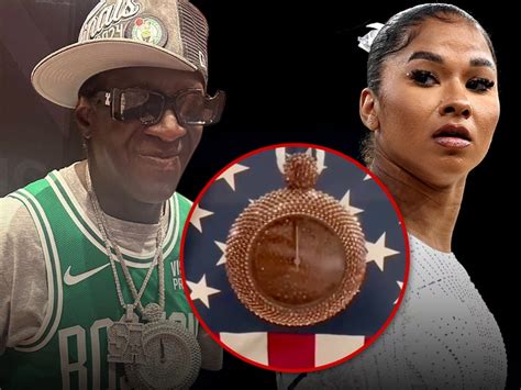 Flavor Flav Gets Custom Bronze Clock For Jordan Chiles After Medal