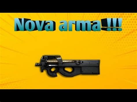 Testando Nova Arma Do Free Fire A P90 YouTube