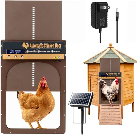 Amazon Automatic Chicken Coop Door Solar Powered Chicken Coop