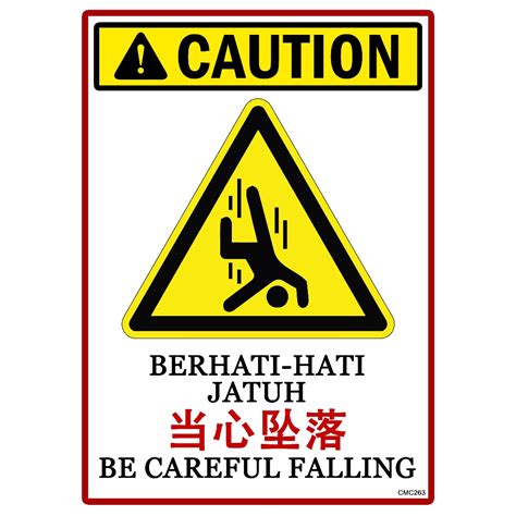 Offer Big Size Sign Sticker Caution Stickers X Cm Beware Of