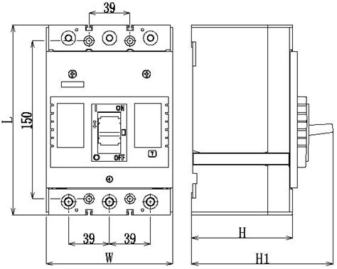 Dam3 630 Mccb Molded Case Circuit Breaker Dada