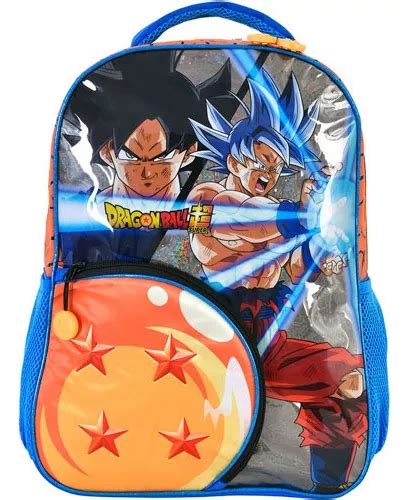 Mochila Escolar Dragon Ball Super Goku Ultra Instinto Kame Dbs Dise O