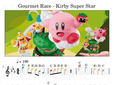 Actualizar Imagen Kirby Gourmet Race Violin Sheet Music Abzlocal Mx