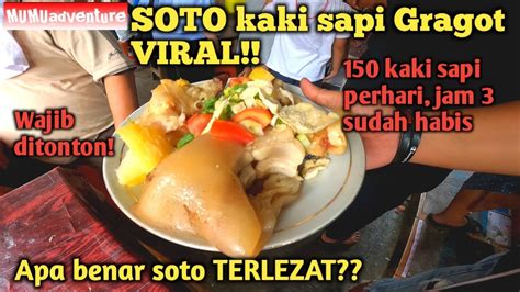 Soto Djadoel Kaki Sapi VIRAL Bintaro Apa Betul Soto Gragot Pak Haji