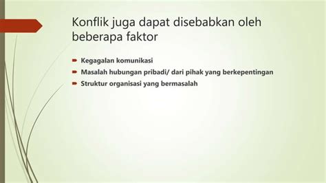 Manajemen Konflik Kepemimpinan Dan Motivasi PPT