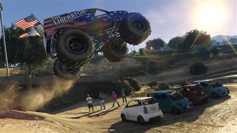 GTA V The Liberator Monster Truck Off Road Driving Independence