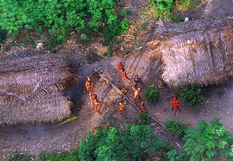 Members Of An Uncontacted Tribe Encountered In The Brazilian State Of