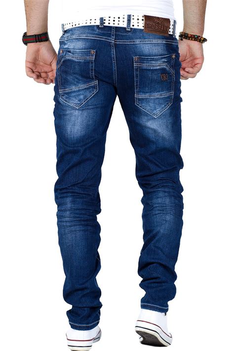 Cipo And Baxx Herren Jeans Freizeit Hose Straight Slim Regular Fit Destroyed Denim Ebay