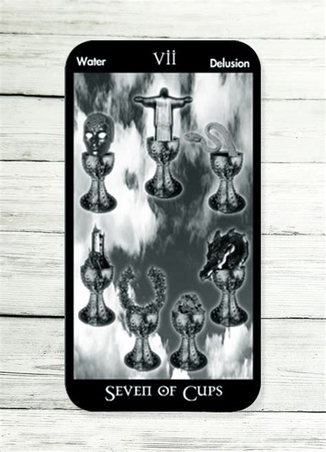 The Seven Of Cups Follow Your Dreams But Dont Let Fantasy Lead You