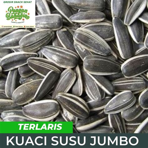 Jual Kwaci Kuaci Bunga Matahari JUMBO Rasa Susu 500gr Shopee Indonesia