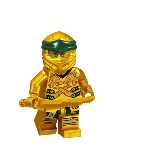 Golden LLoyd Ninjago Super Hero Lego Minifigure Toy