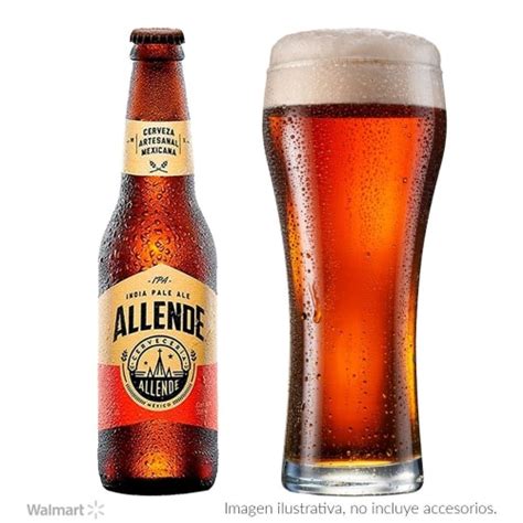 Cerveza ámbar Allende india pale ale 355 ml Bodega Aurrera Despensa a