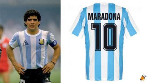 ¡grande Diego Camiseta Retro Maradona Argentina 86 Por 19€ En Amazon