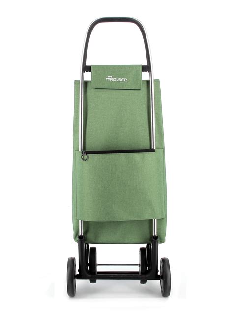 Chariot De Course Rolser Big Tweed Roues Monte Escaliers Verde