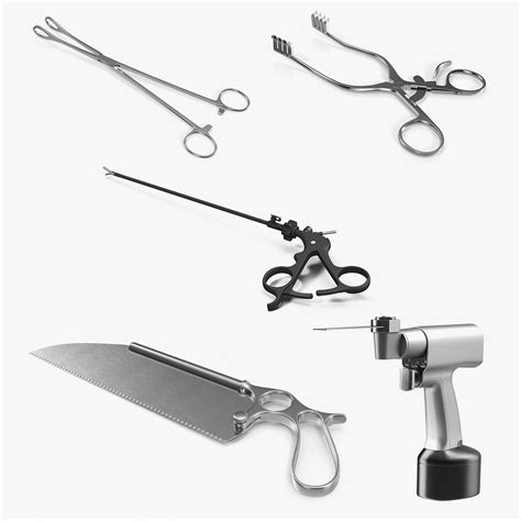 Surgical Medical Instruments Collection 2 3d Model 89 Max Ma C4d Obj Fbx 3ds Free3d