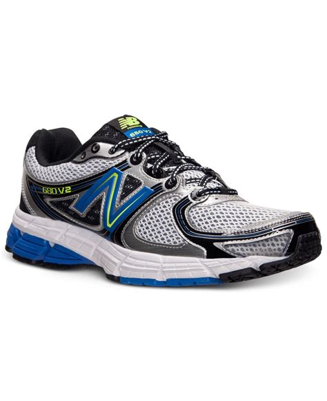 Lyst - New Balance Men'S 680 Running Sneakers From Finish Line in Blue