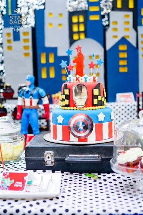 Karas Party Ideas Avengers Superhero Birthday Party Karas Party Ideas