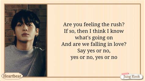 정국 Jung Kook Yes Or No Lyrics Youtube