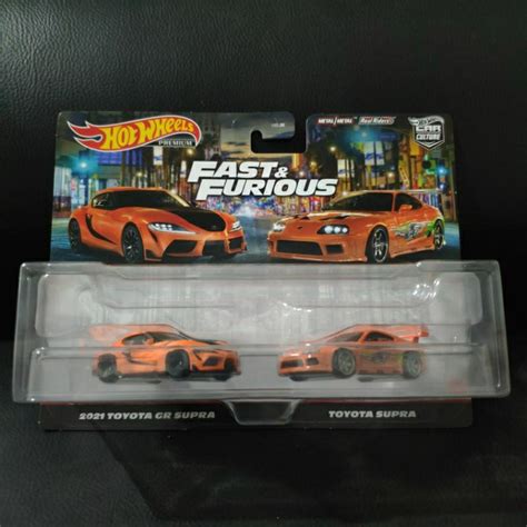 Jual Hot Wheels Premium Two Twin Pack Supra Fast And Furious Shopee Indonesia