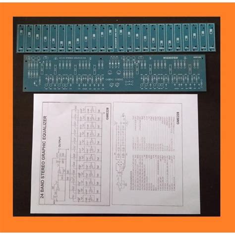 Jual Pcb Equalizer Potensio Geser Stereo Channel Ic Tl Tl Or