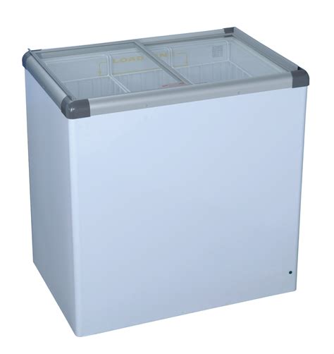 Fridge Star 197lt Glass Top Chest Freezer Direct Cooling