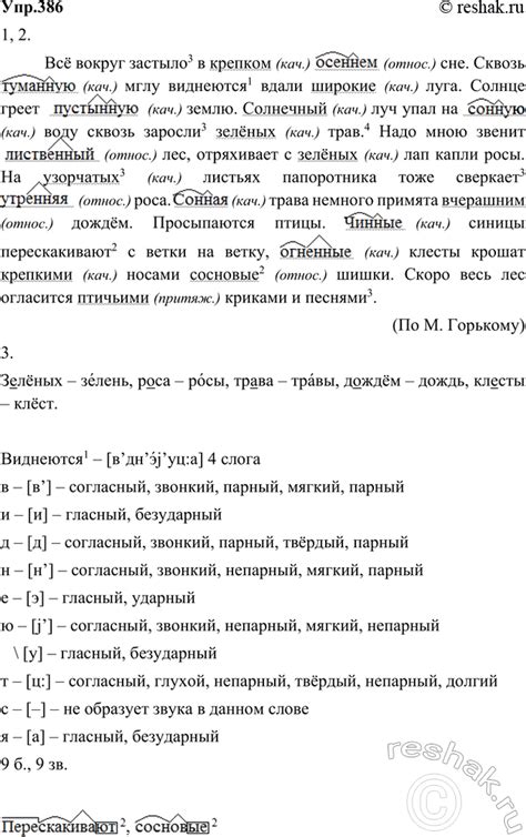 (Решено)Упр.386 Часть 2 ГДЗ Быстрова Кибирева 5 класс по русскому языку