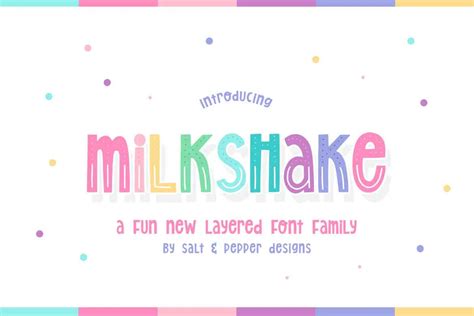 Milkshake Font