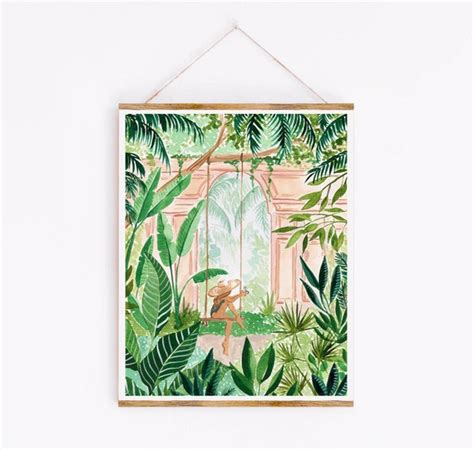 Tropical Wall Art Tropical Art Print Boho Chic Wall Decor - Etsy