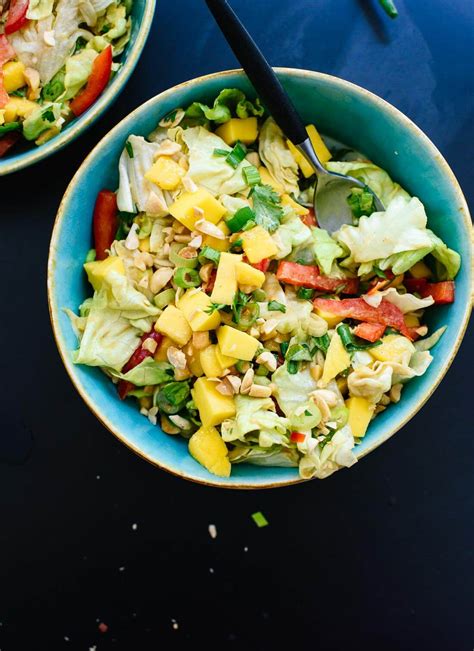 Thai Mango Salad With Peanut Dressing Cookie And Kate